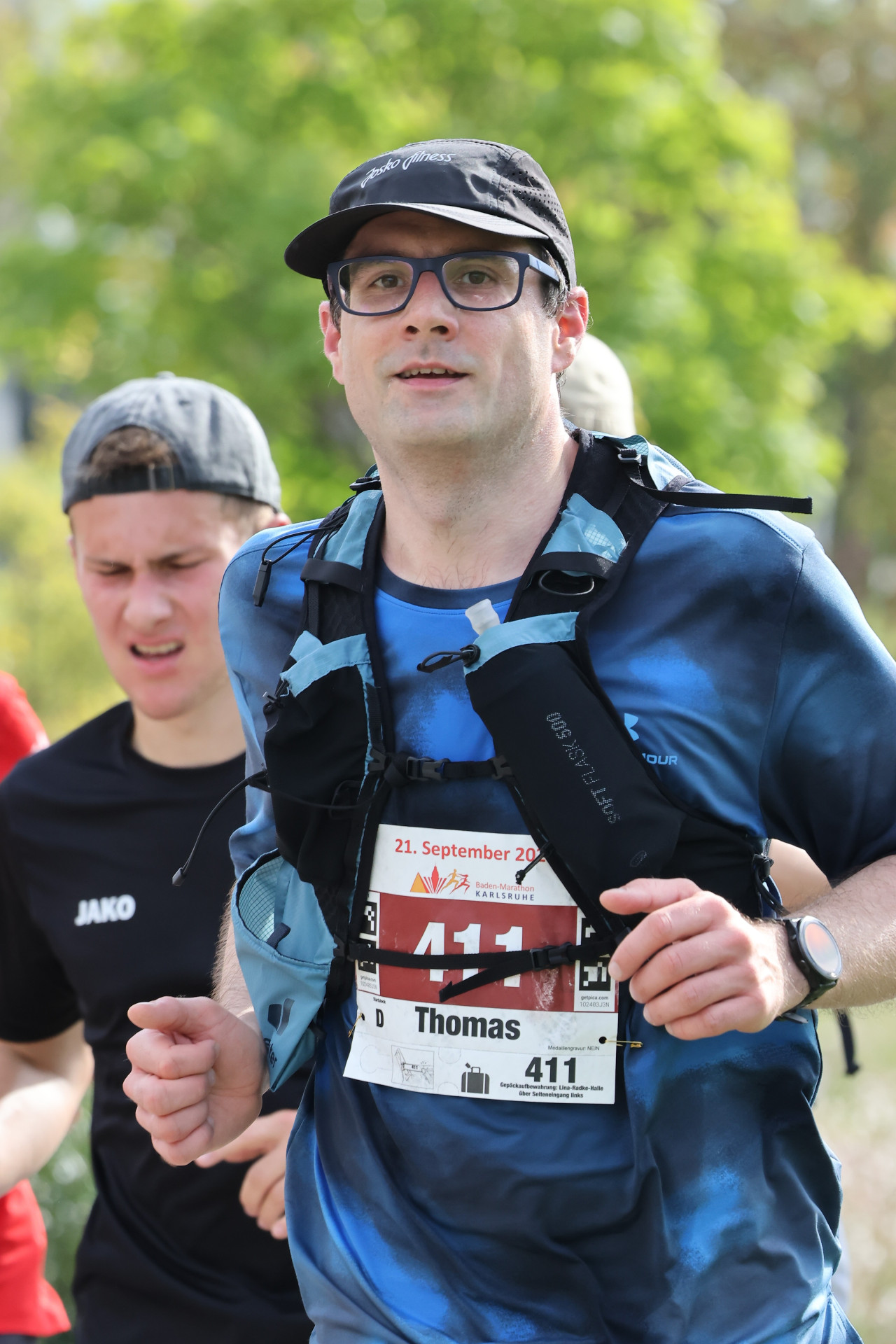 Thomas beim Badenmarathon.